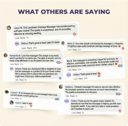 Lymphatic Drainage Massager - Reduce Swelling, Bloating, Fatigue Naturally at Home