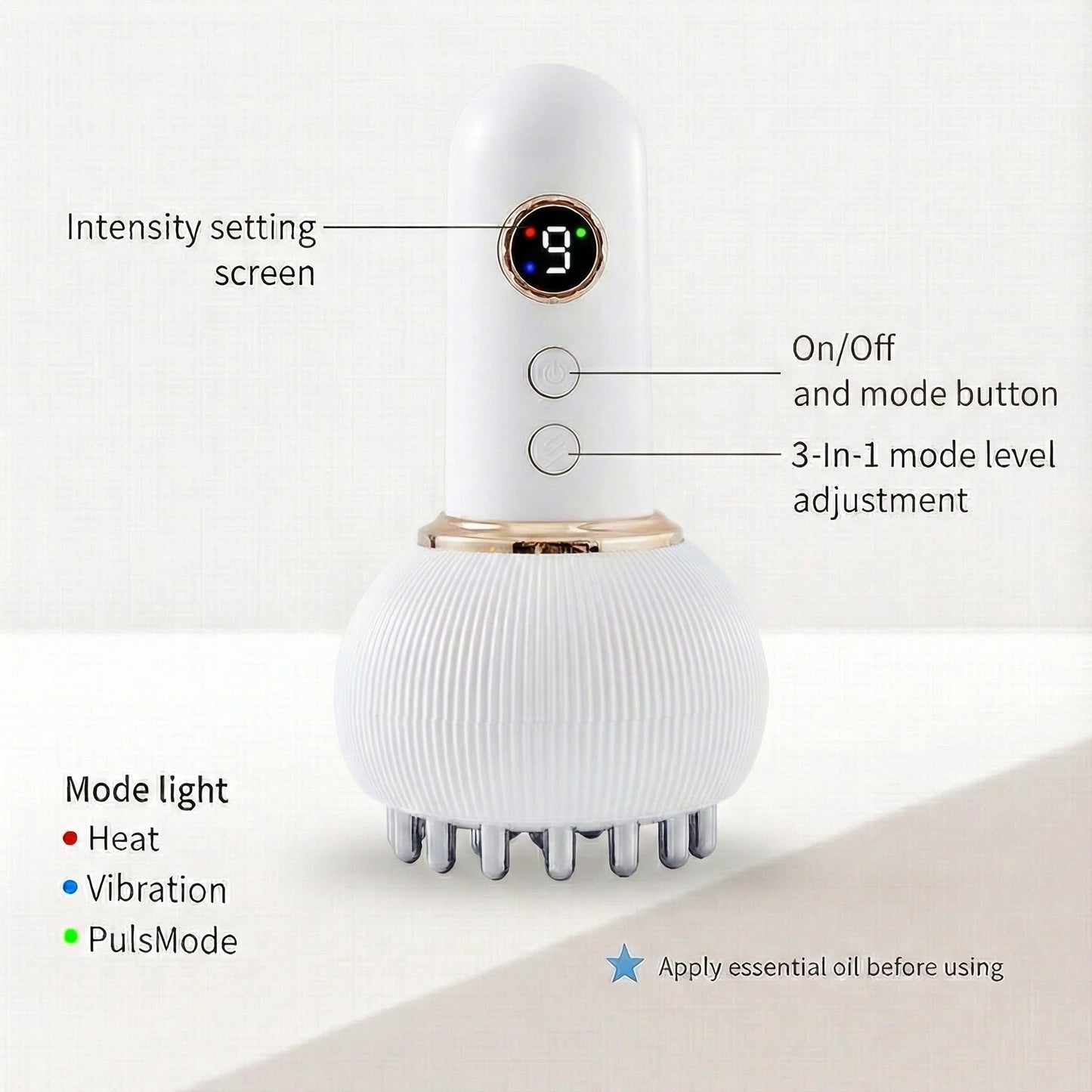 Lymphatic Drainage Massager - Reduce Swelling, Bloating, Fatigue Naturally at Home