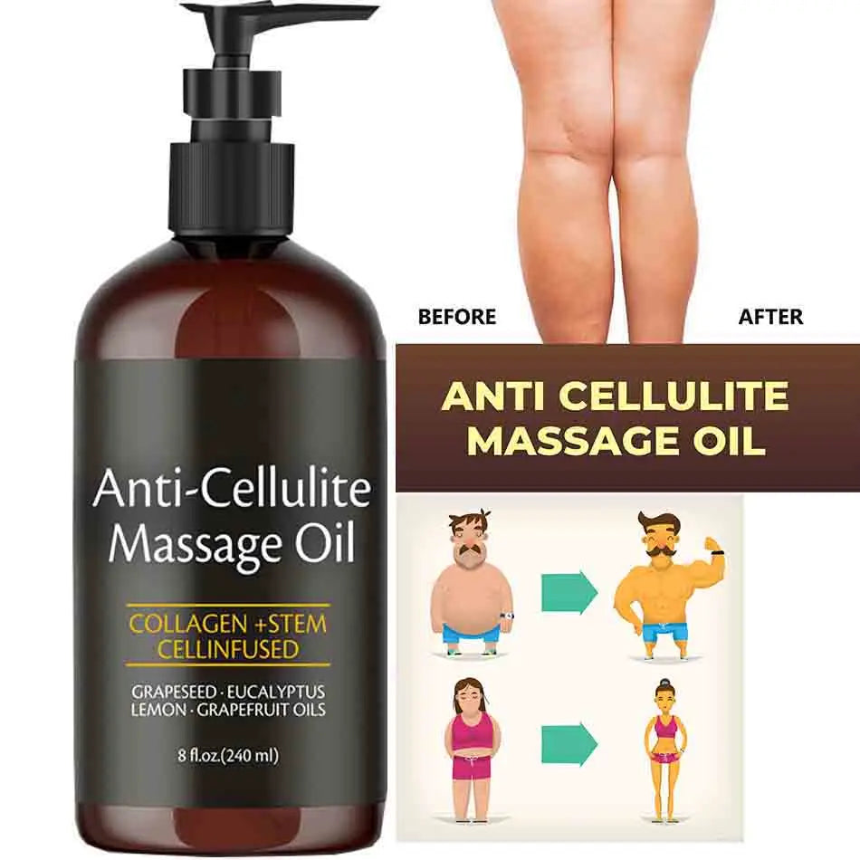 Anti Cellulite Massaging Oil (240mL)