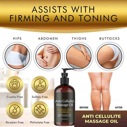 Anti Cellulite Massaging Oil (240mL)
