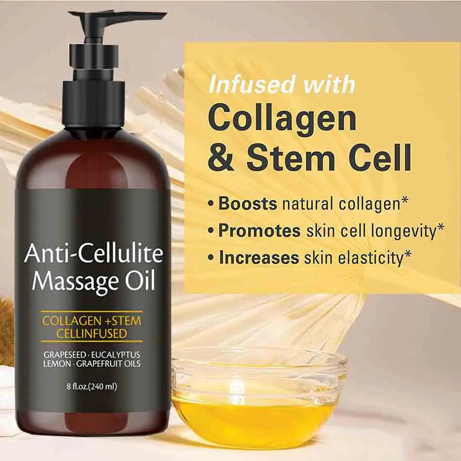 Anti Cellulite Massaging Oil (240mL)